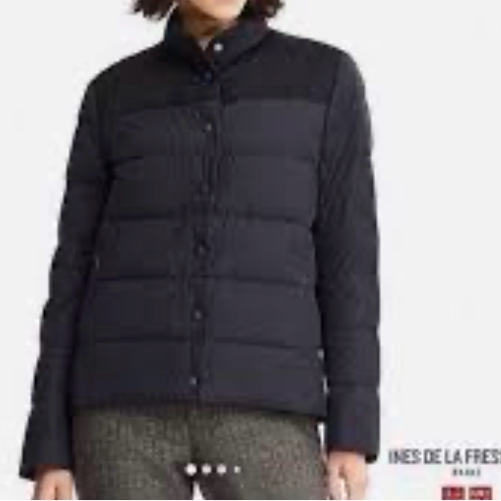 UNIQLO INES DE LA FRESSANGE Down Jacket Black size L